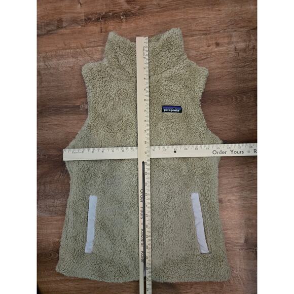 Patagonia Los Gatos Fleece Full-Zip Up Vest | Women's XS | Beige | STY25216. - Picture 4 of 4